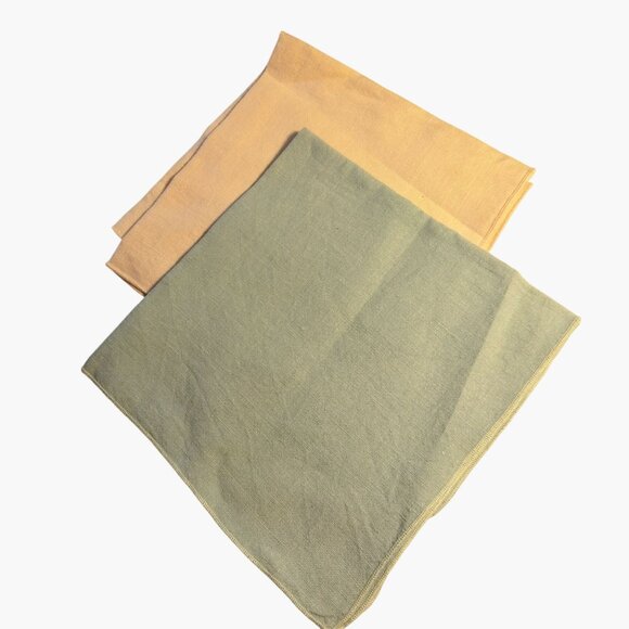 Pastel Blue Pink Table Napkins Linen Baby Shower Reveal Party 15 x 15 - Picture 1 of 4